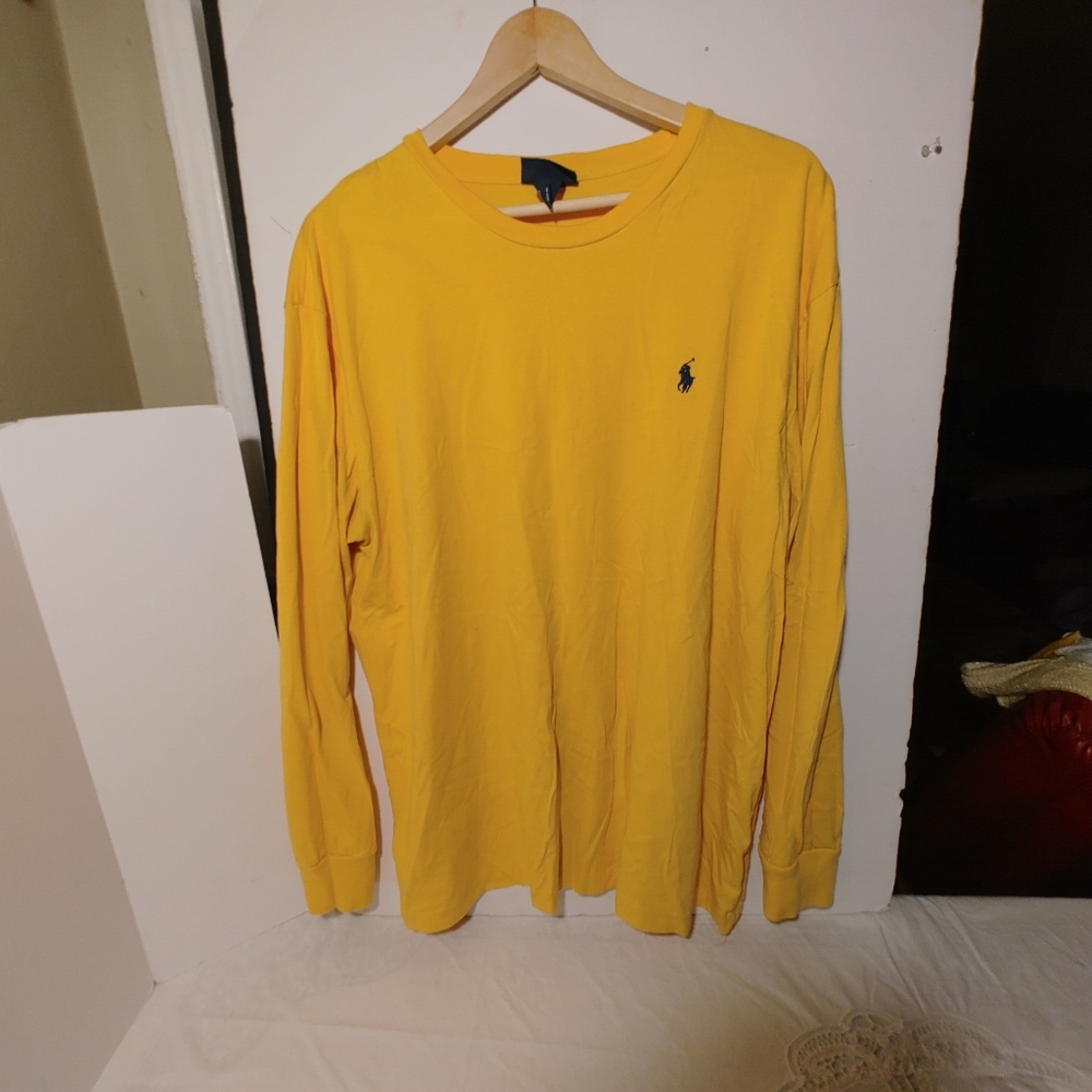 Polo Ralph Lauren Long Sleeves Tee Shirt Size Large Logo